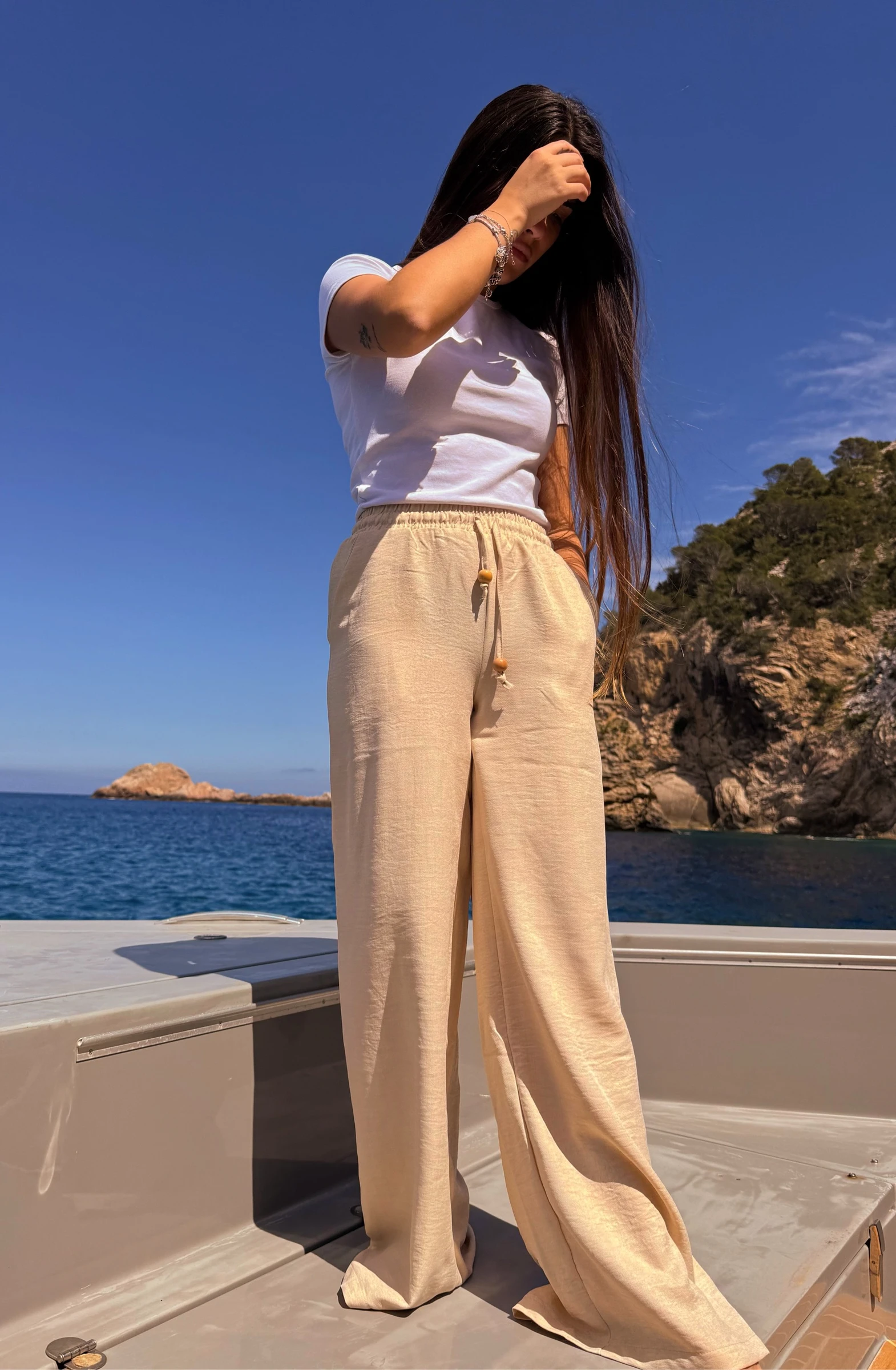 Beige lange broek. – photo 5